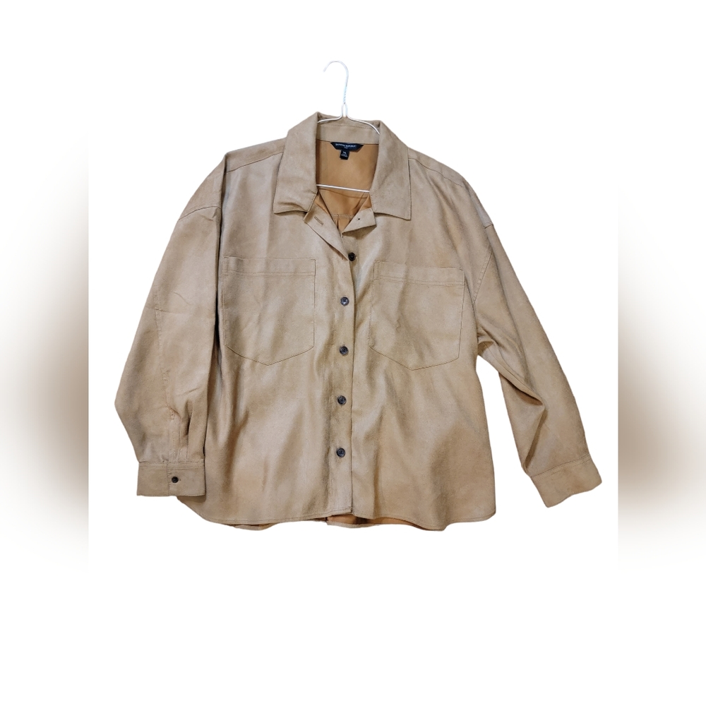 Banana Republic Suede brown Jacket with Belt